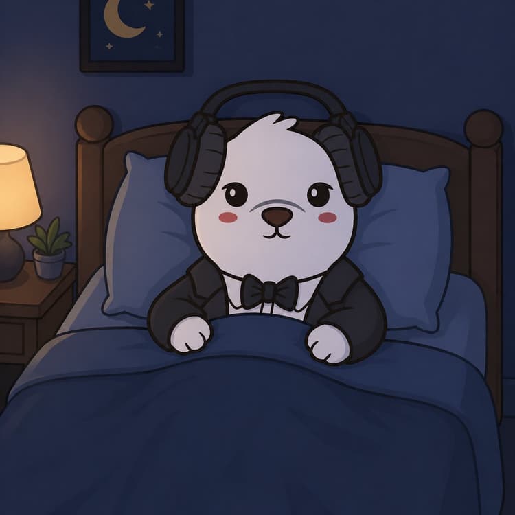 A bear ready for bed